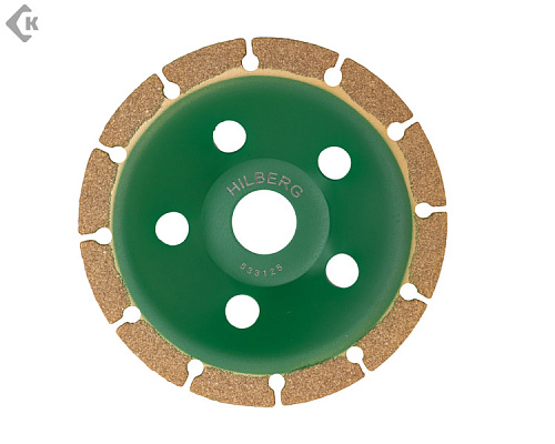 Чашка для резки и шлифовки 125мм 60/80 Hilberg Super Wood Cup (1 шт) Hilberg