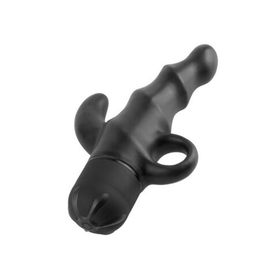 Стимулятор простаты с вибрацией Vibrating P-spot Spiral (Цвет: черный)