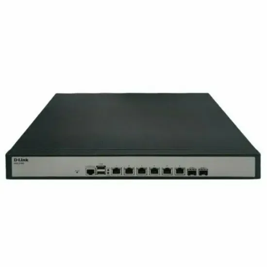 Сетевое оборудование D-Link DSA-2108S A1A Сервисный маршрутизатор с 6 настраиваемыми портами 10 100 1000Base-T и 2 портами 1000Base-X SFP