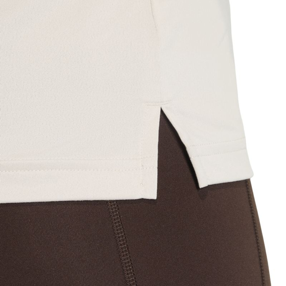 Женская теннисная футболка Adidas Minimal V-Neck — wonder alumina