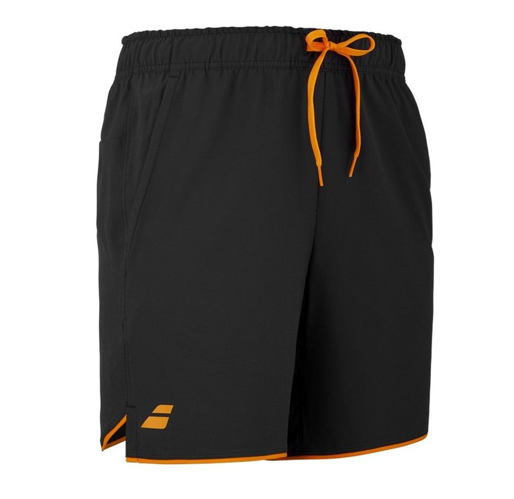 Meskie spodenki tenisowe Babolat Padel Perforated - black/black