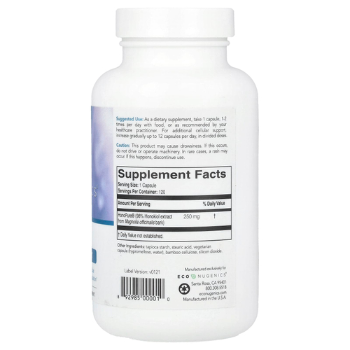 Econugenics, HonoPure®, 120 вегетарианских капсул (250 мг в 1 капсуле)