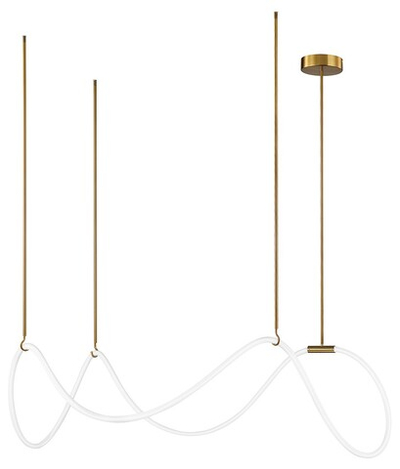 Подвесной светильник Loft it Thread 10388P/C Brass