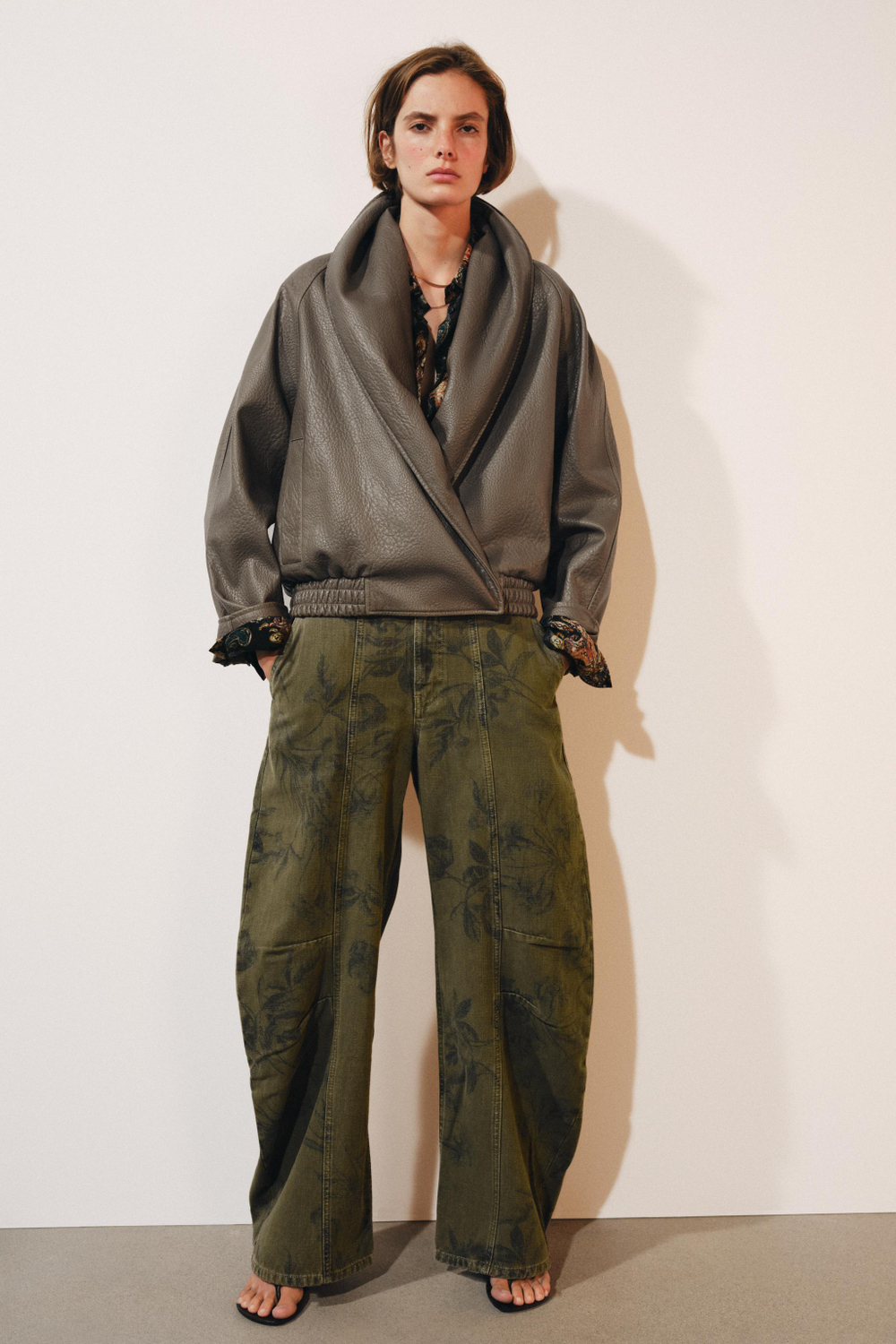КУРТКА ИЗ ИСКУССТВЕННОЙ КОЖИ — ZW COLLECTION — ZARA