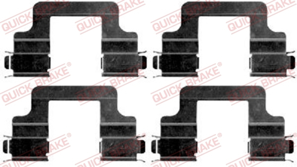 QUICK BRAKE - 1091679-OJD - Accessory Kit, disc brake pad