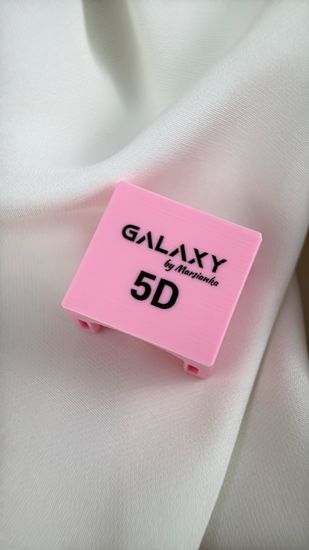 Магнит 5D Galaxy,розовый