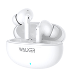 Наушники WALKER WTS-60, шумопод. ENC, независ. работа наушников, белые