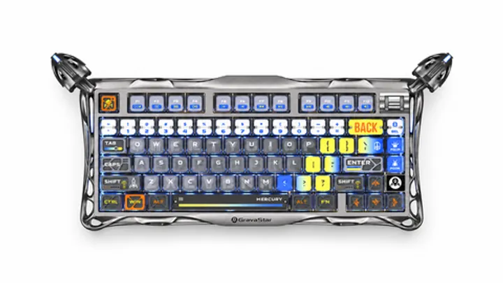 GravaStar Mercury K1 Pro — Interstellar Silver