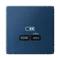 Розетка с USB C Systeme Electric ArtGallery Аквамарин GAL001127