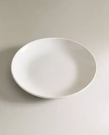 ZARA HOME КЕРАМИЧЕСКАЯ ТАРЕЛКА ДЛЯ ХЛЕБА, БЕЛЫЙ