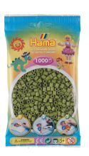 Hama Бусинки для термомозаики Midi оливковый, 1000 шт. (207-84)