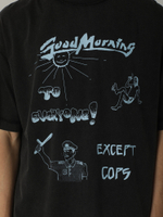 Мужская Футболка Good Morning Cops Vintage Wash