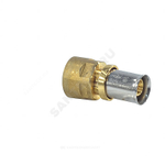 Муфта для МП/PE-X труб латунь пресс Дн 16х3/4" ВР RM109 Giacomini RM109Y043