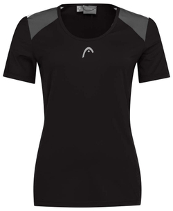 Женская теннисная футболка Head Club 22 Tech T-Shirt W - black