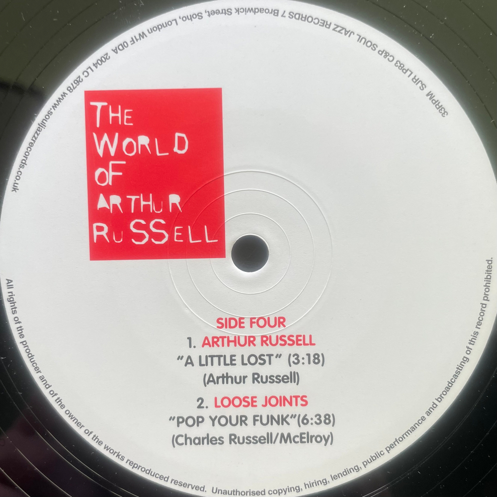 Arthur Russell ‎– The World Of Arthur Russell 3LP (Англия 2018г.)