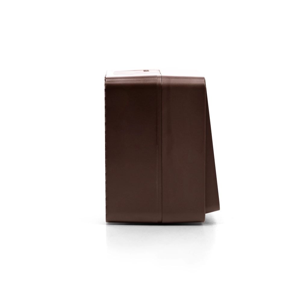 ATLASDESIGN PROFI IP54 О/У 1-клавишный ВЫКЛЮЧАТЕЛЬ КНОПОЧНЫЙ, сх.1, 10А, КОРИЧНЕВЫЙ