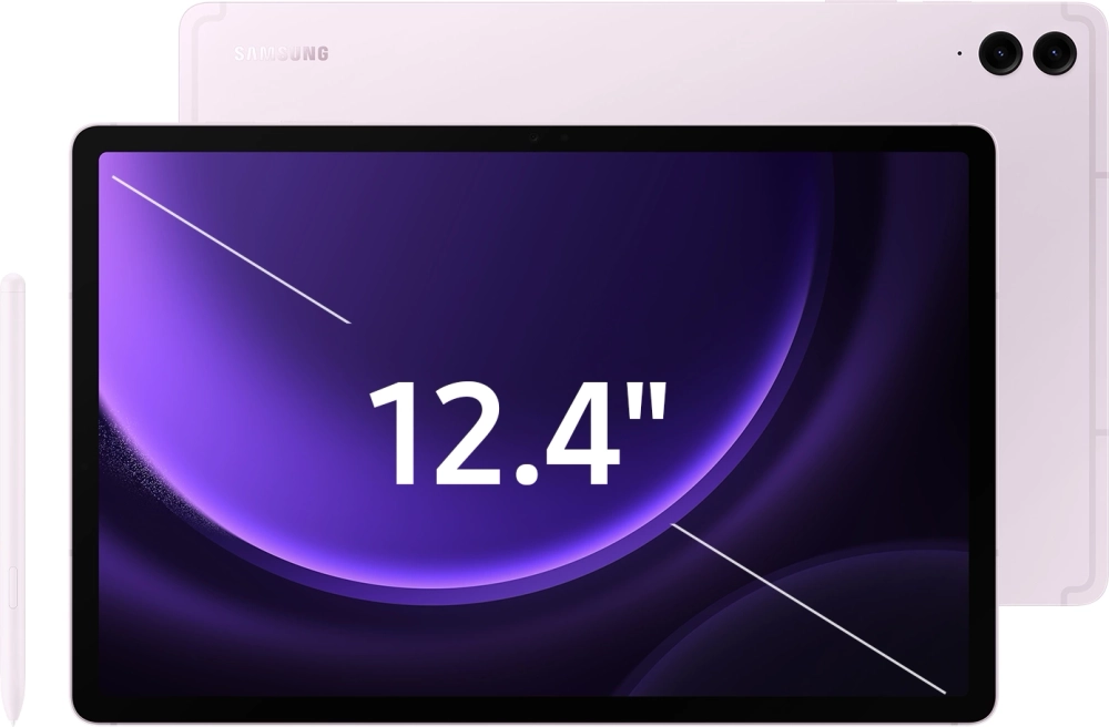 Планшет Samsung Galaxy Tab S9 FE+ BSM-X616B 1380 (2.4) 8C RAM8Gb ROM128Gb 12.4" TFT 2560x1600 5G eSIM Android 13 розовый 8Mpix 12Mpix BT WiFi microSD 1Tb 10090mAh