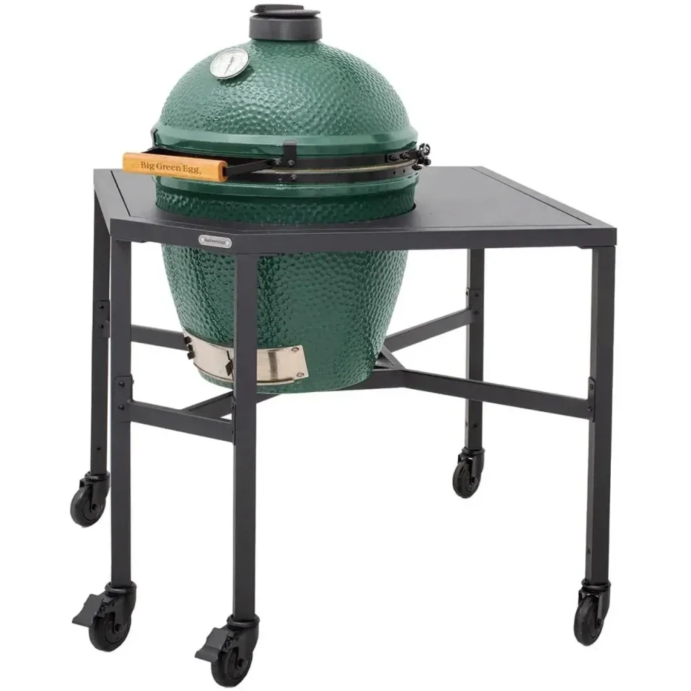 Модуль УГЛОВОЙ базовый EGG Frame для гриля L, цвет черный (Big Green Egg)