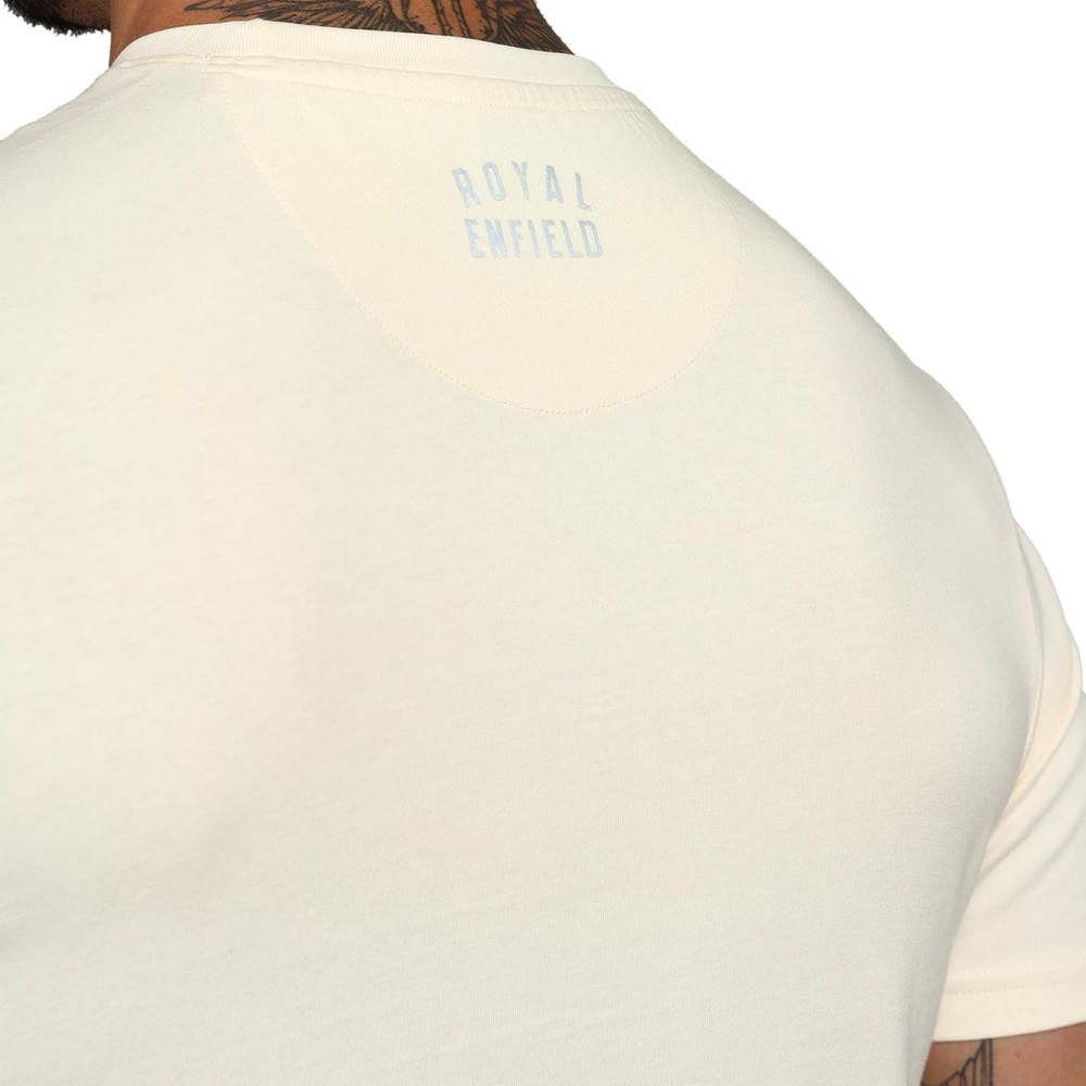 Футболка Royal Enfield CROWN GRAPHIC TS OFF-WHITE