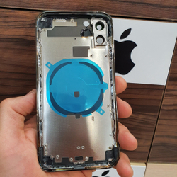 Корпус для iPhone 11 в стиле iPhone 14Pro (цвет: Чёрный)