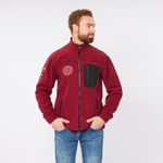 Куртка флисовая Alaskan NorthWind бордовый    XS