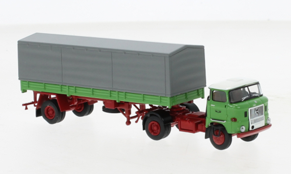 Грузовик IFA W 50 PP-SZ с полуприцепом, German Reichsbahn 1965, 1:87