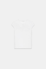ТОП С ВЫРЕЗОМ И ДРАПИРОВКОЙ — ZARA