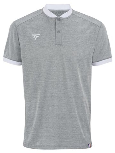 Мужское теннисное поло Tecnifibre Team Mesh Polo - silver