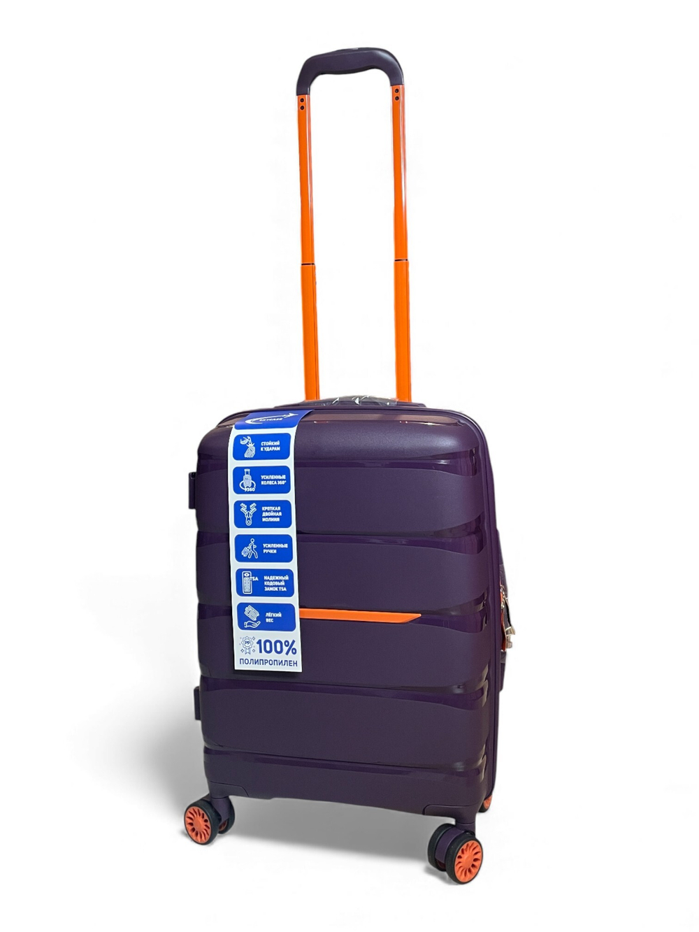 Ручная кладь Bon-Voyage PP Skycase#3, Фиолетовый, S