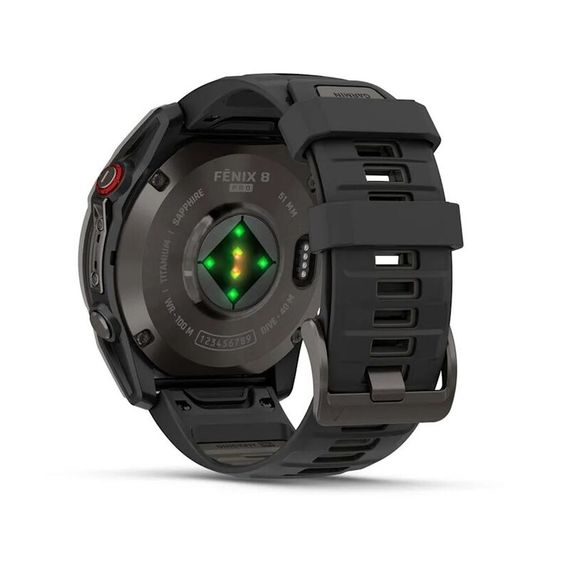 Умные часы Garmin Fenix 8 Pro 51mm Amoled Sapphire Titanium Carbon Gray