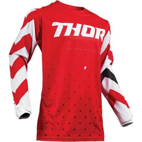 Купить Джерси Кроссовое Thor Pulse Jersey / Детская / Красно-белый