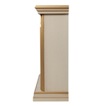 Каминокомплект Real Flame Leticia 26 WT-619G с очагом Moonblaze Deluxe Brass