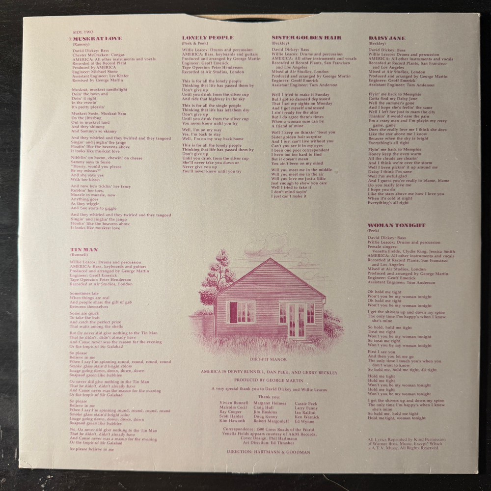 America ‎– History · America's Greatest Hits (Англия 1975г.)