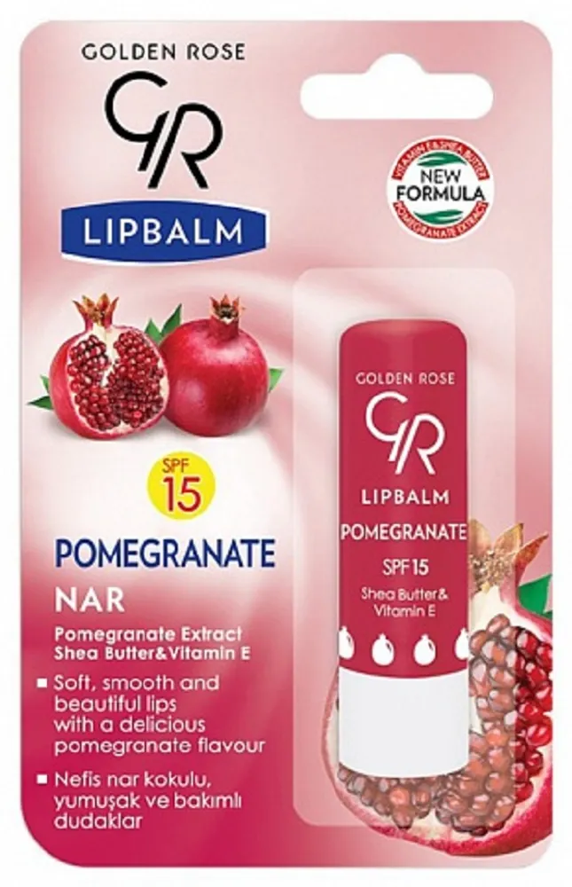 Бальзам для губ Golden Rose Lip Balm Pomegranate SPF15