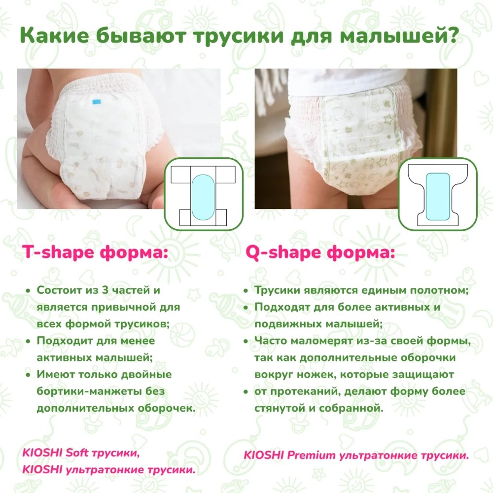 Трусики-подгузники Kioshi XL 36шт