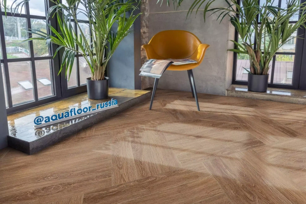 Кварцвиниловая плитка Aquafloor Parquet Glue AF2508PG
