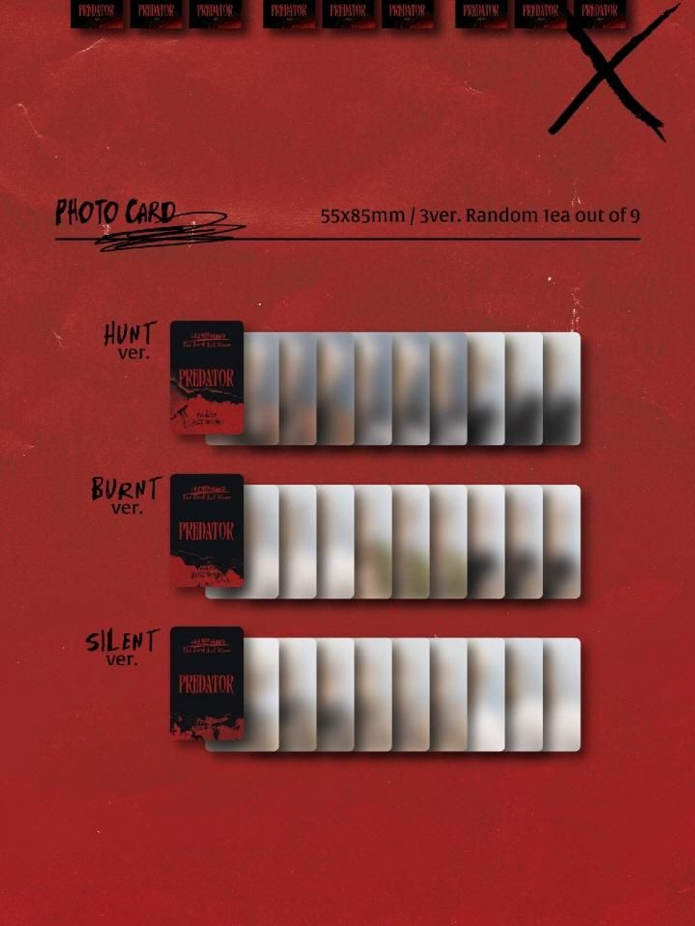 Альбом LEE GI KWANG - Predator 1st Album RANDOM Version