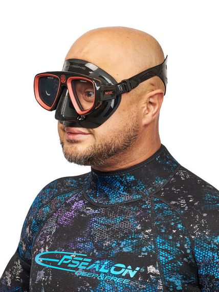 Маска Seac Sub Extreme 50 черный/красный