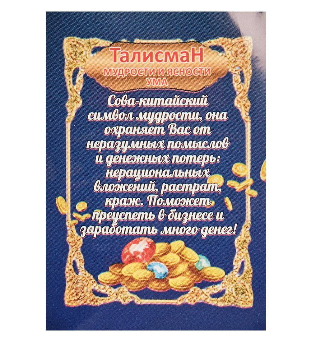 AM-3297 Фигурка кошельковая «Мудрости и ясности ума» (латунь)