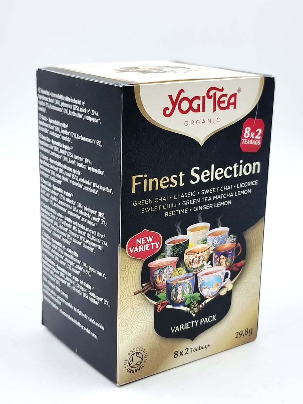 Чай Yogi Tea ассорти Finest Selection со специями 16 пакетиков, 29.8 г (из Финляндии)