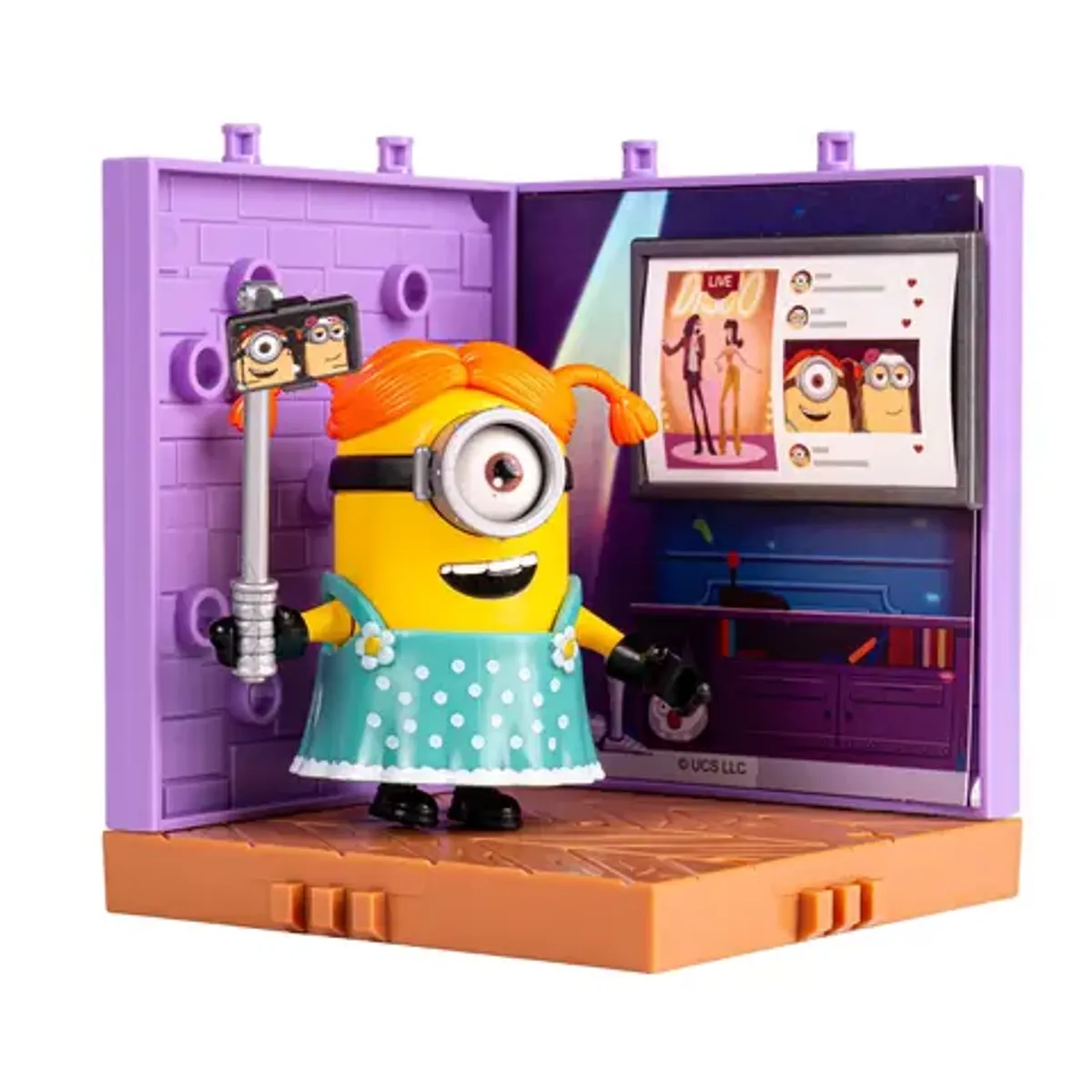 Сборная фигурка Blokees Minions Celebration Party: Streamer Carl (05)