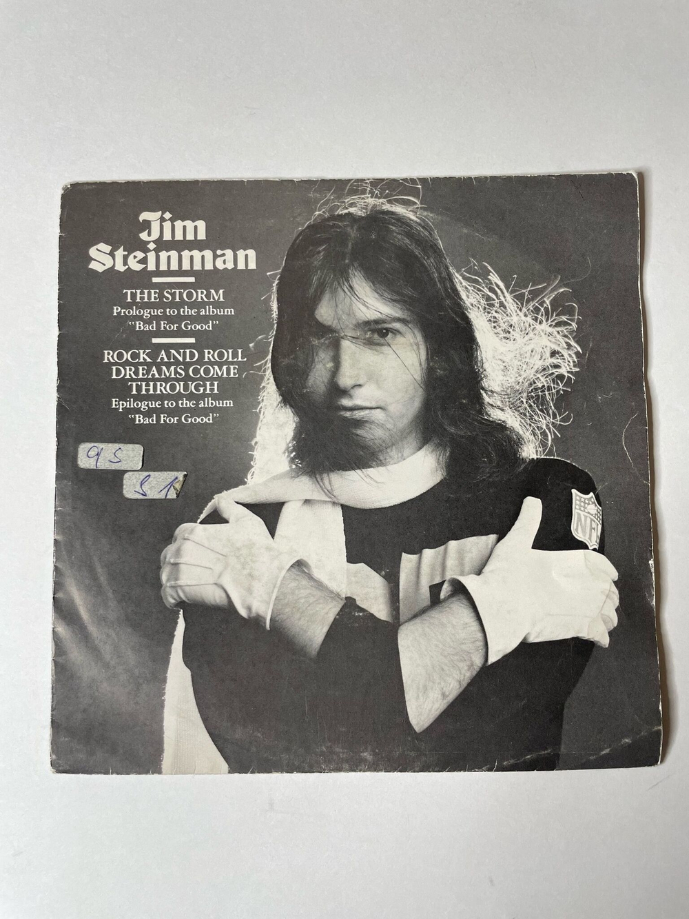 Винтажная виниловая пластинка LP Jim Steinman The Storm / Rock And Roll Dreams Come Through (Holland 1981) 7 дюймов