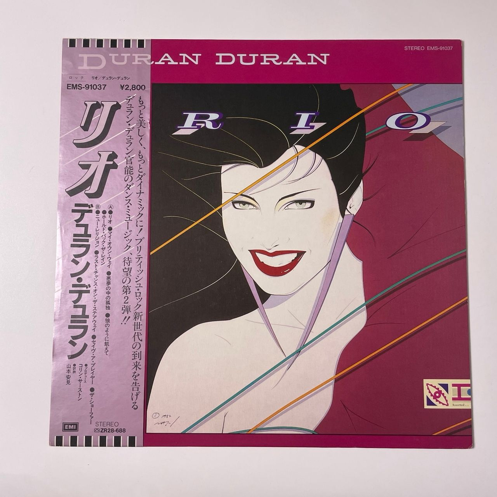 Винтажная виниловая пластинка LP Duran Duran Rio (Япония 1982) (Оби)