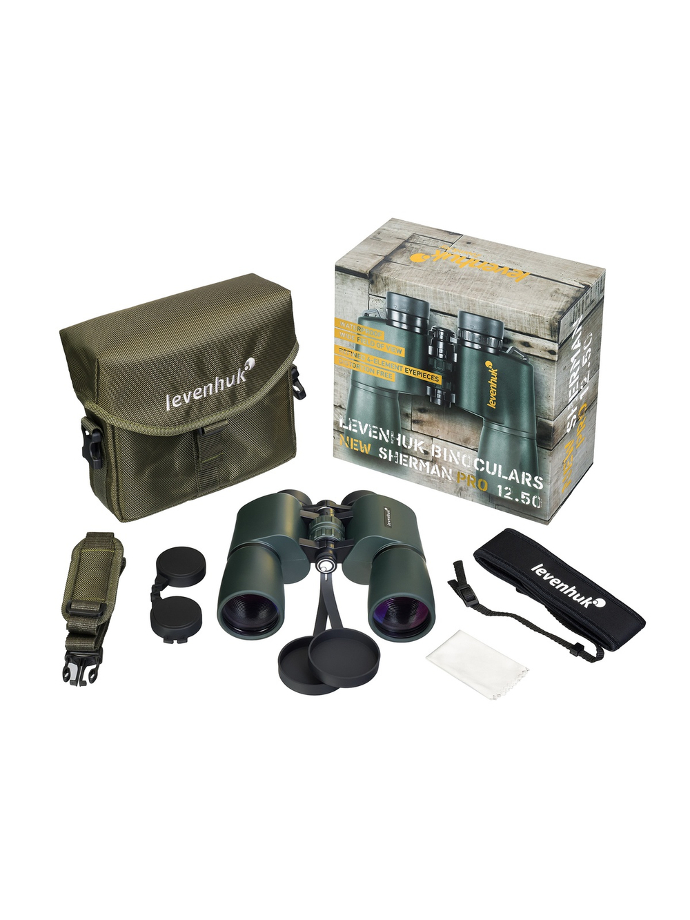 Бинокль Levenhuk New Sherman PRO 12x50