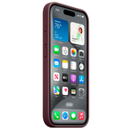 Тканевый чехол с поддержкой MagSafe Apple FineWoven Case для iPhone 15 Pro Max, Mulberry (Красная шелковица)