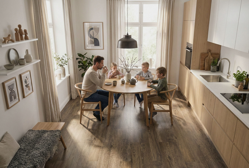 HDF Ламинат FLOORFORT Дуб Стратфорд 19009-6