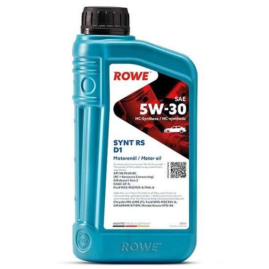 HIGHTEC SYNT RS D1 SAE 5W-30 ROWE моторное масло