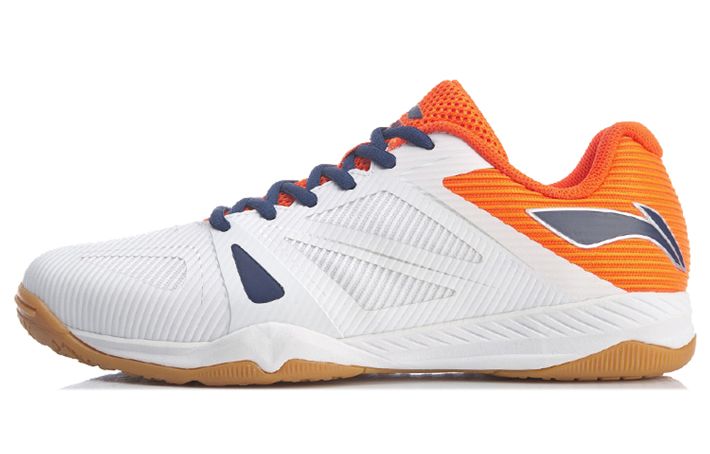 Li Ning Blade, Professional Competition Low top Running Shoes Men"s White Orange
