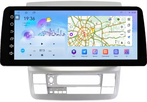 Магнитола для Toyota Alphard 1 H10 2005-2008 - FarCar S500-TS18 монитор 12.3" 2K QLED на Android 14, Быстрая, CarPlay, 4G SIM-слот
