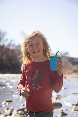 Крышки для стаканов Klean Kanteen Straw 76 мм, Blue Tie Dye - 2 шт с трубочкой